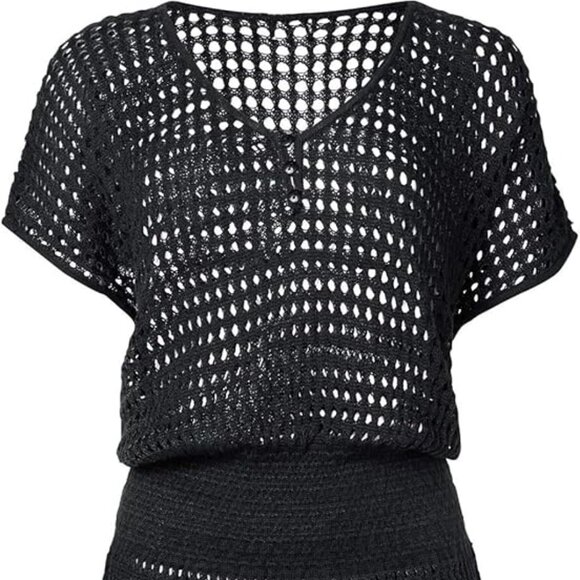 Other - Wander Agio Womens Beach Tops Sexy Knit Cover Dresses Bikini Cover-ups - 0409